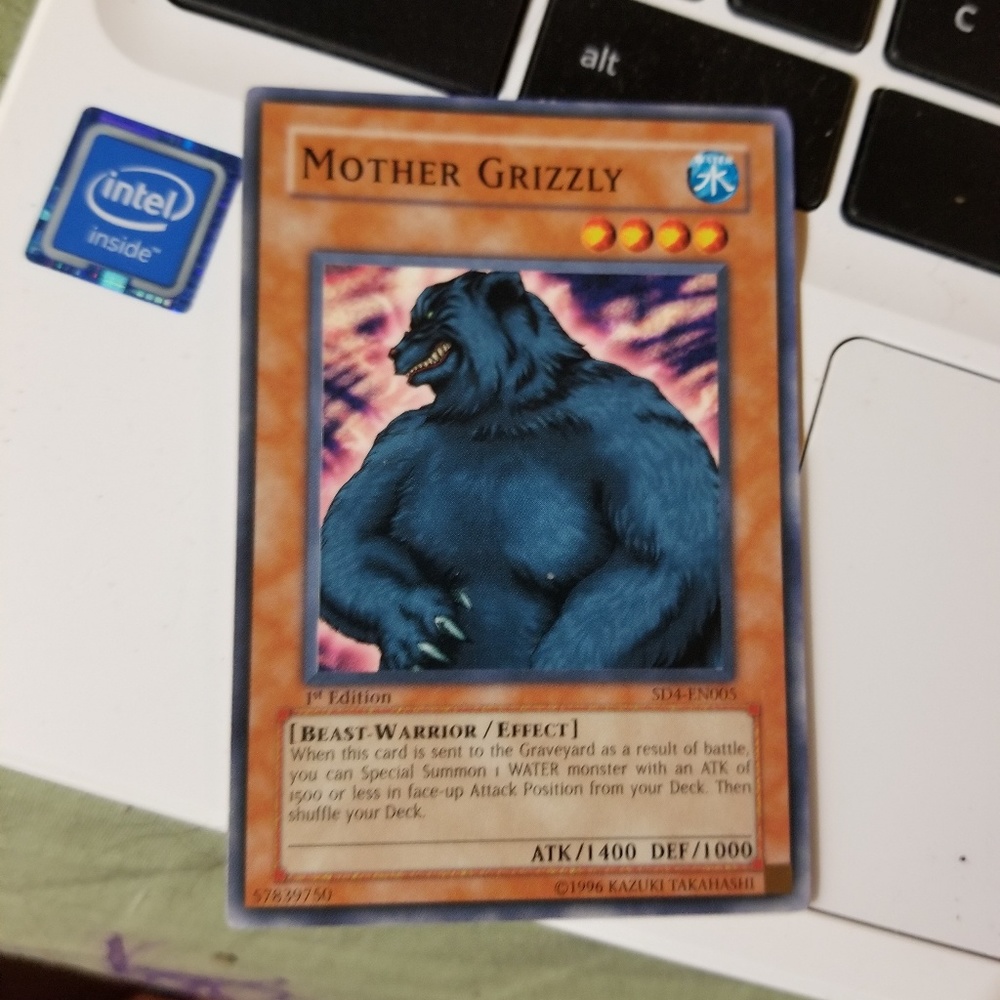 Mother grizzly yugioh card